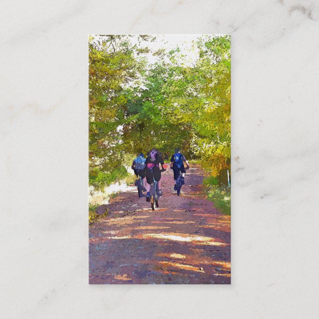 MOUNTAIN BIKING VISITKORT (Framsida)