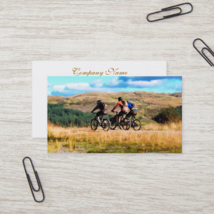 MOUNTAIN BIKING VISITKORT