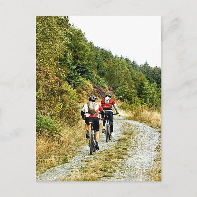 MOUNTAIN BIKING VYKORT (Framsida)