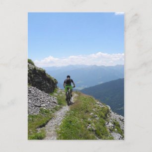 Mountain Biking Vykort