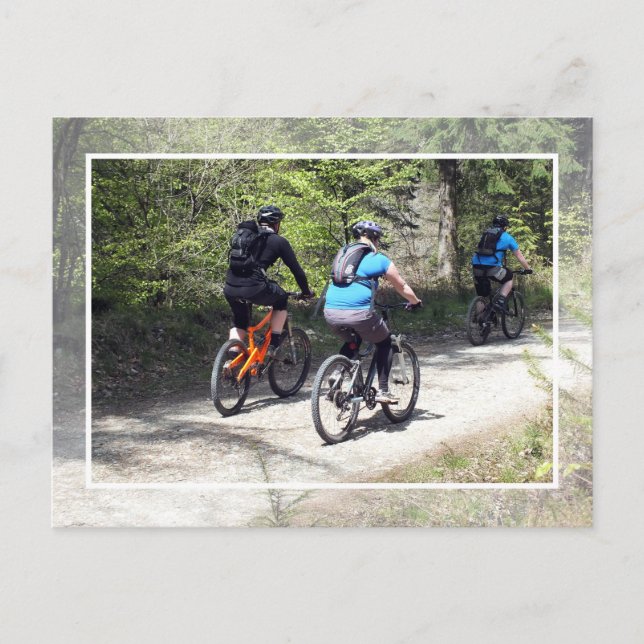 MOUNTAIN BIKING VYKORT (Framsida)