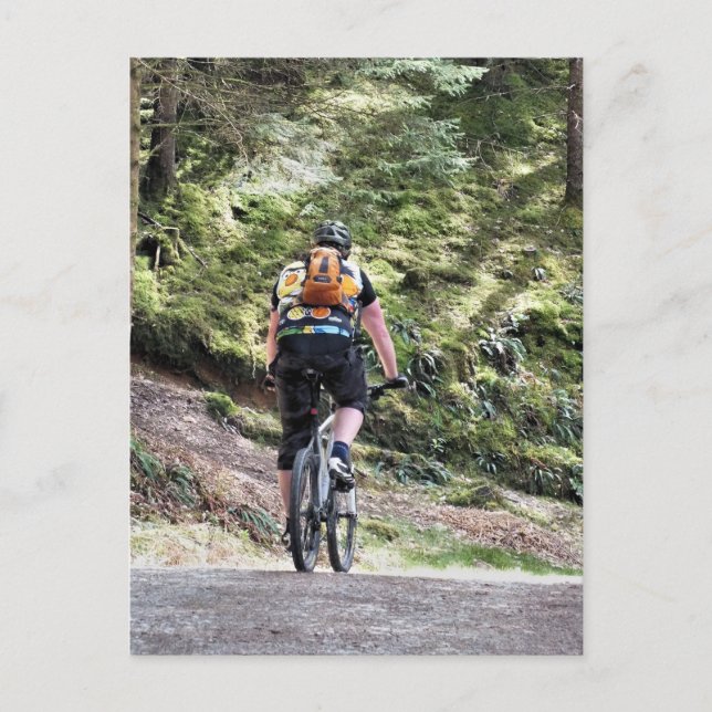 MOUNTAIN BIKING VYKORT (Framsida)