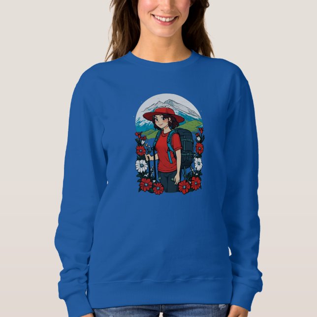 Mountain Blommar Äventyr Tee (Framsida)