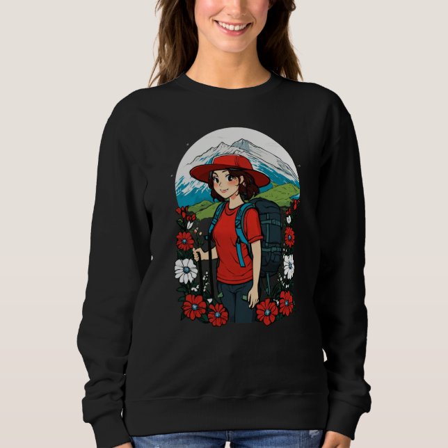 Mountain Blommar Äventyr Tee (Framsida)