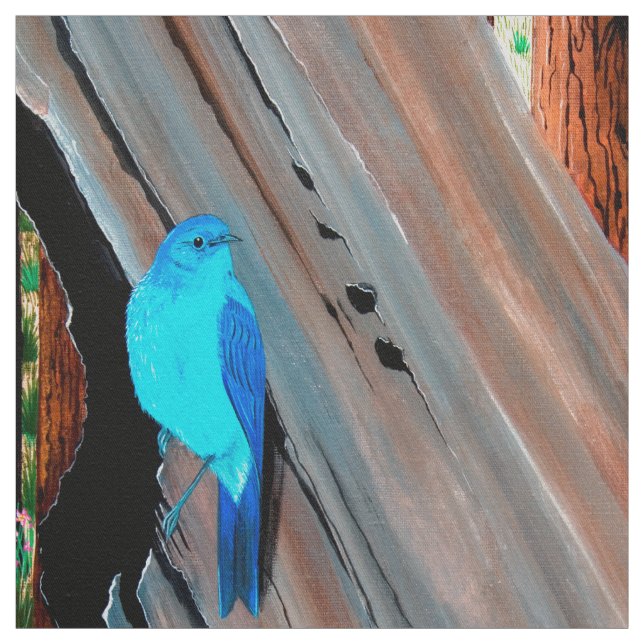 Mountain Blue Bird Tyg (Provkarta)