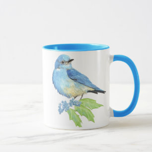 Mountain Bluebird Oregon Grape Mugg