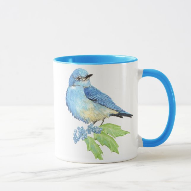 Mountain Bluebird Oregon Grape Mugg (Höger)