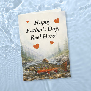 Mountain Brook Forell Reel Hero Fiskefarfar-dagen Kort