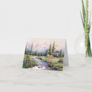 MOUNTAIN CABIN by SHARON SHARPE Kort