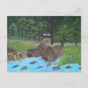 Mountain Cabin Vykort