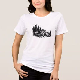 Mountain Camping Äventyr Natur T Shirt