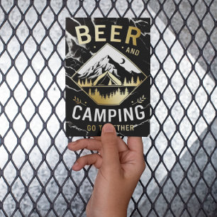 Mountain Camping & Beer Vykort