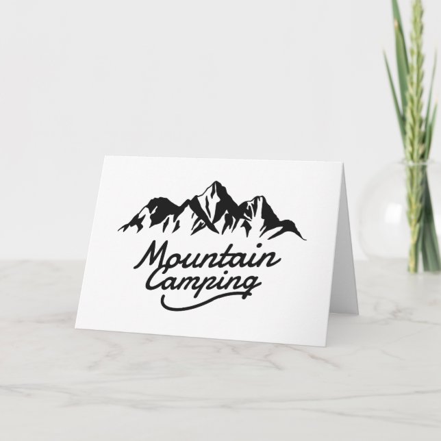 Mountain Camping Kort (Framsida)