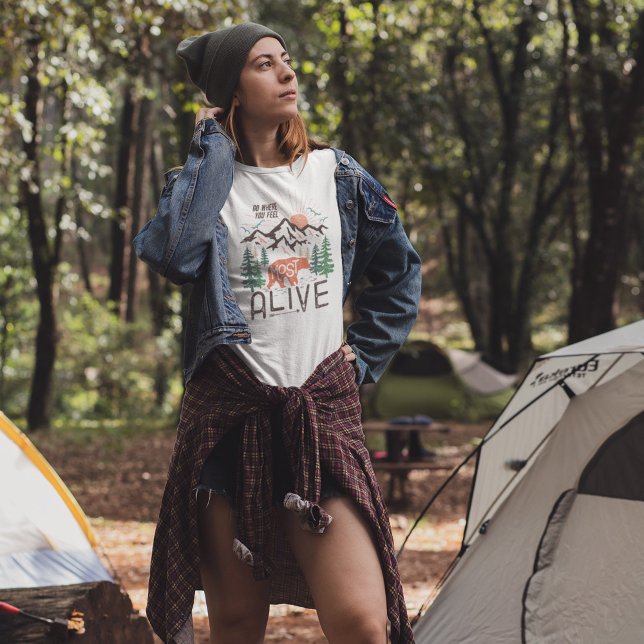 Mountain Camping T Shirt (Skapare uppladdad)