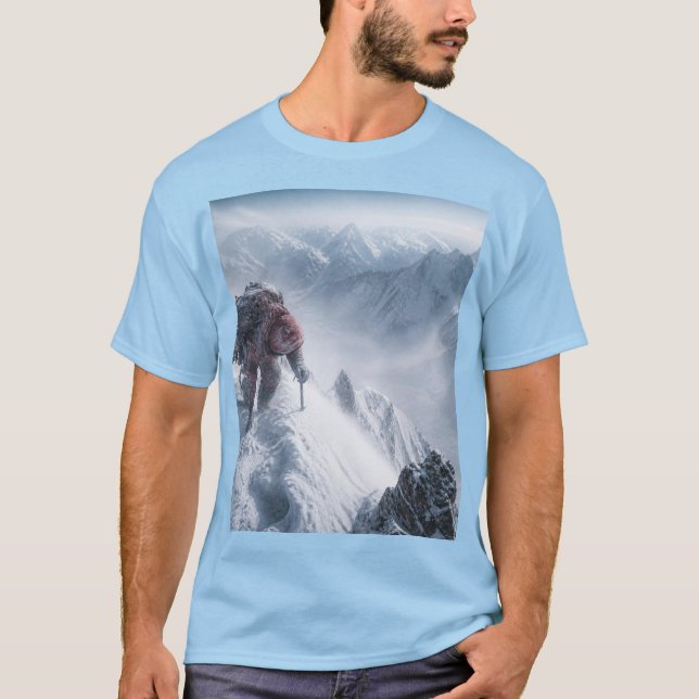 Mountain climber T- skjorta T Shirt (Framsida)