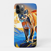 Mountain Cougar: Sunset Majesty