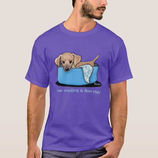 Mountain Cur Puppy Tee Shirt (Framsida)