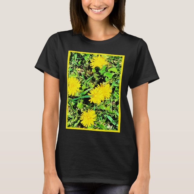 Mountain Dandelions Photo. Köp nu T Shirt (Framsida)