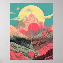 Mountain Dawn Poster