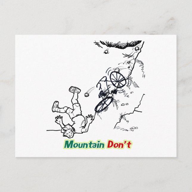 Mountain Don inte Vykort (Framsida)