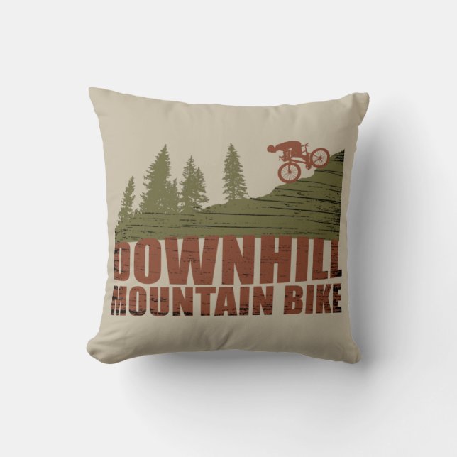 Mountain Downhill Cykling Kudde (Framsida)