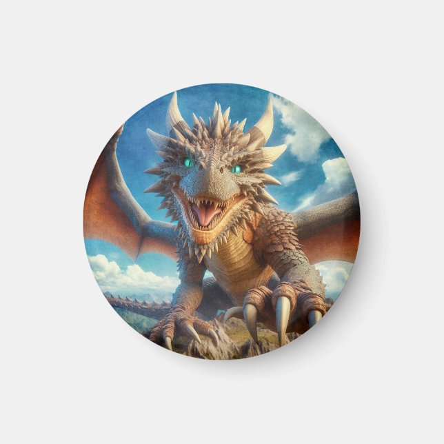 Mountain Dragon Magnet (Framsidan)