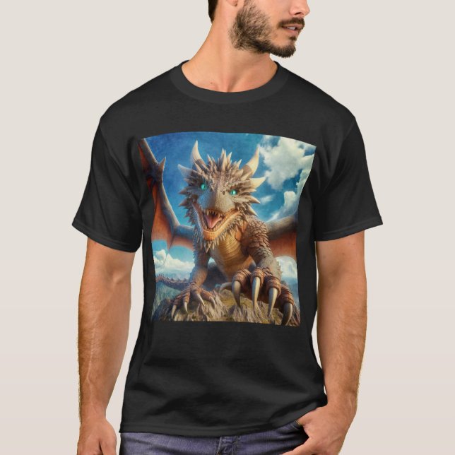 Mountain Dragon T Shirt (Framsida)