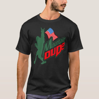 Mountain Dude Rolig Bigfoot Sasquatch T Shirt