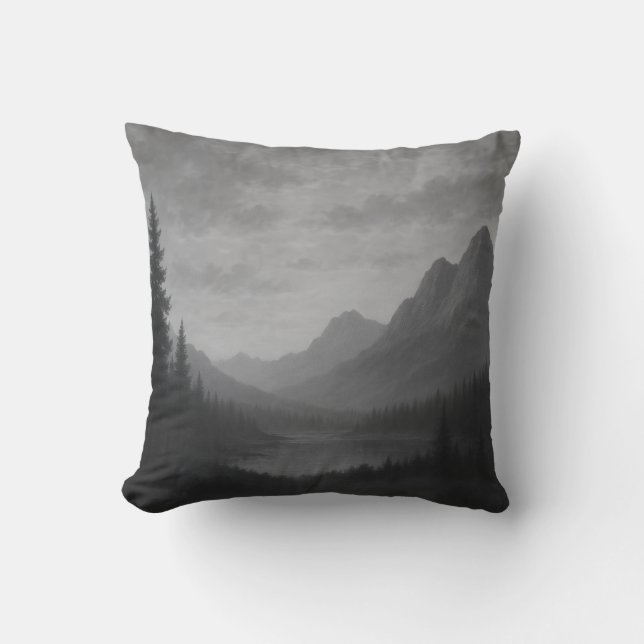 Mountain Escape Throw Pillow Kudde (Framsida)