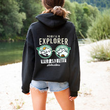 Mountain Explorer-Vild och ledigt | Hoodie för kvi
