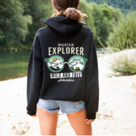 Mountain Explorer-Vild och ledigt | Hoodie för kvi T Shirt
