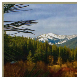 Mountain Fall Fabric Tyg