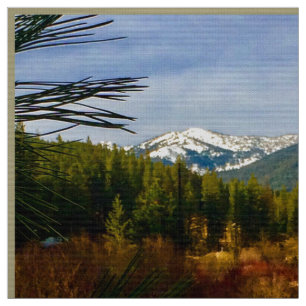Mountain Fall Fabric Tyg