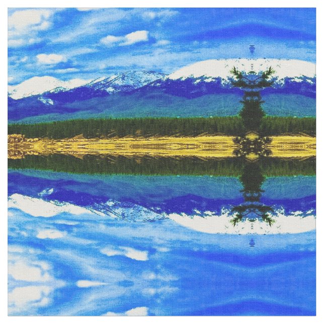 Mountain Fall Tyg (Närbild)