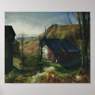 Mountain Farm av George Bellows (1922) Poster
