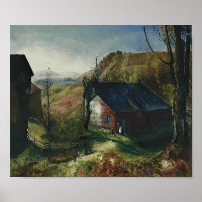 Mountain Farm av George Bellows (1922) Poster (Framsidan)
