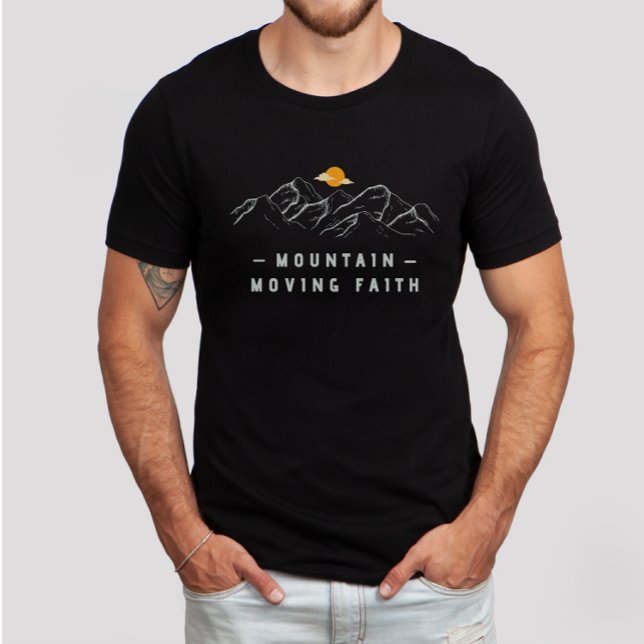 Mountain Flytta Faith Christian Bible Verse T Shirt (Skapare uppladdad)