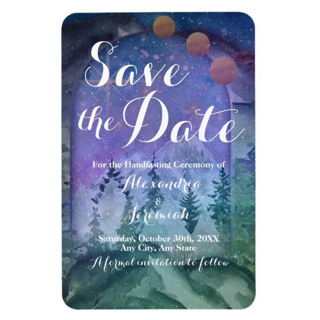 Mountain Forest Paradise Magnet (Vertikal)