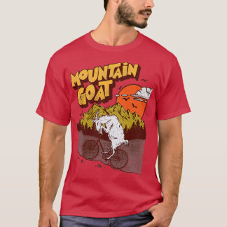Mountain Goat Funny Mountain Biking T Shirt