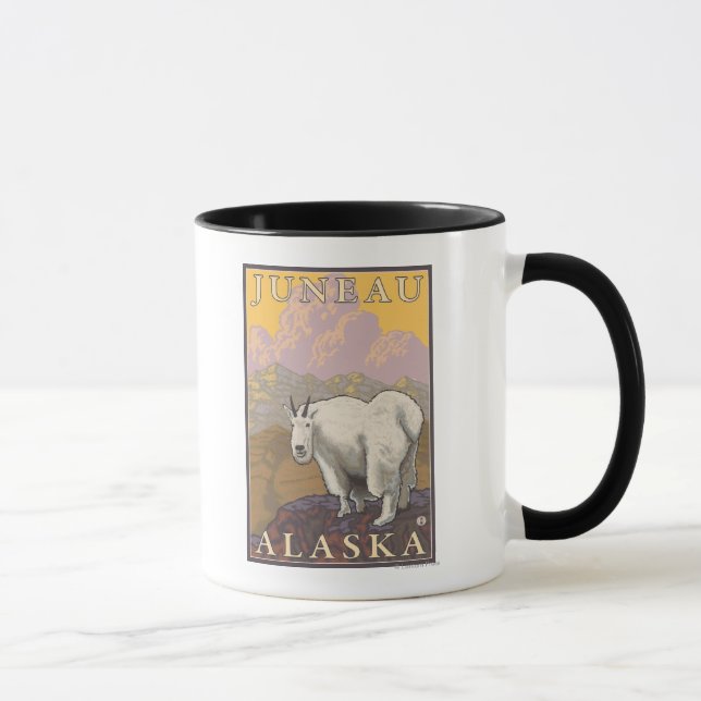 Mountain Goat - Juneau, Alaska Mugg (Höger)