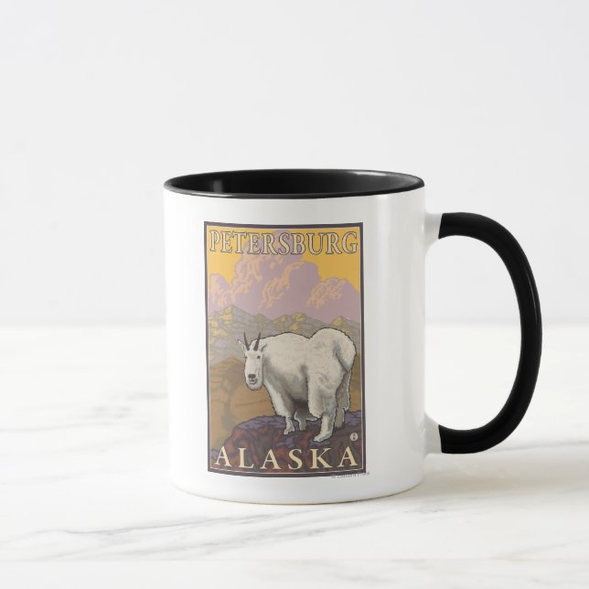 Mountain Goat - Petersburg, Alaska Mugg (Höger)