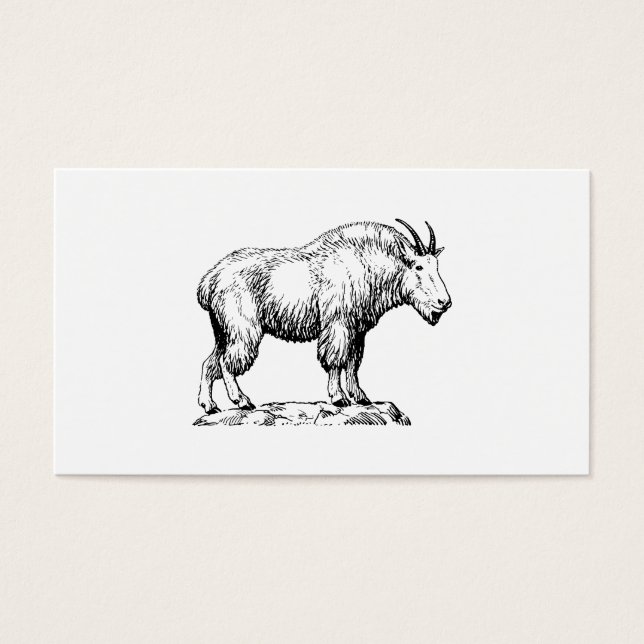 Mountain Goat Visitkort (Framsidan)