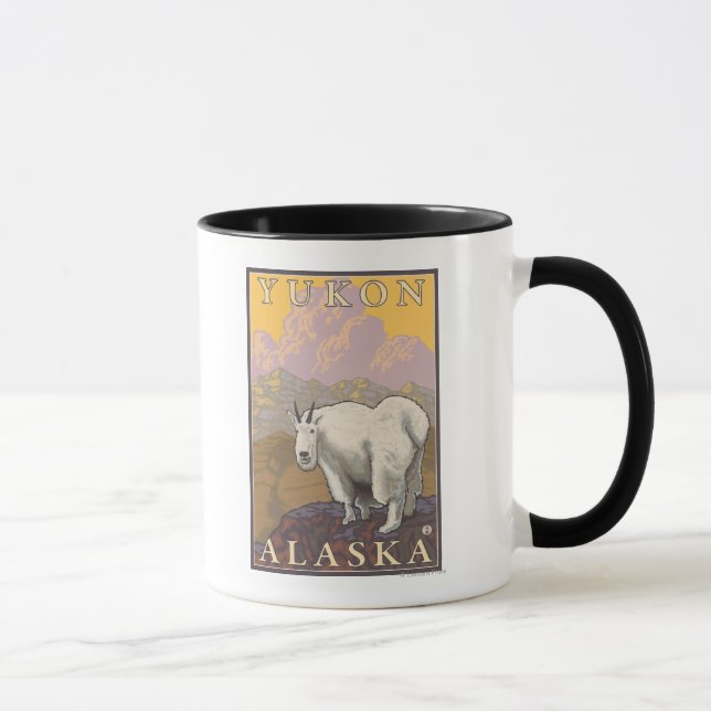 Mountain Goat - Yukon, Alaska Mugg (Höger)