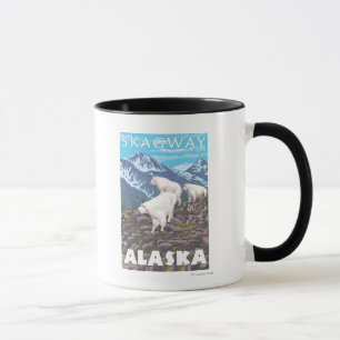 Mountain Goats Scene - Skagway, Alaska Mugg