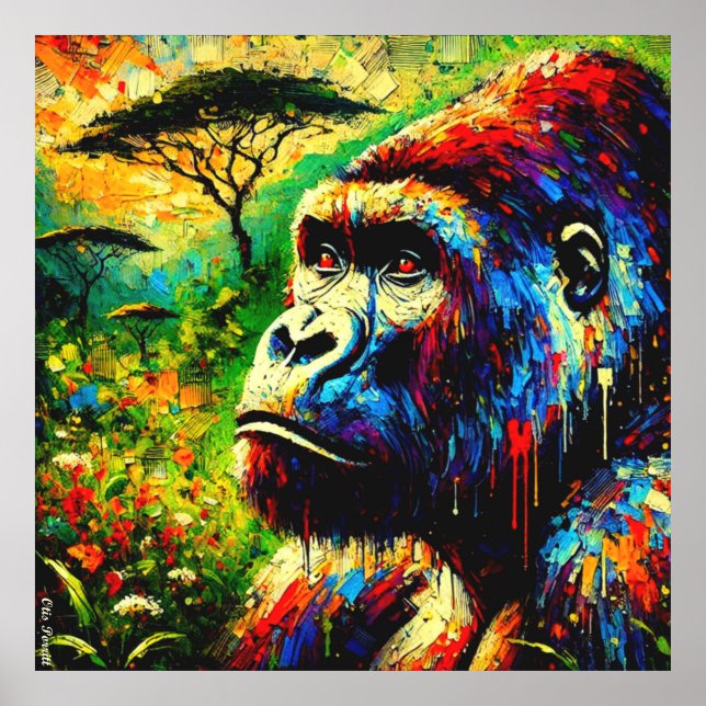 MOUNTAIN GORILLA 8 POSTER (Framsidan)