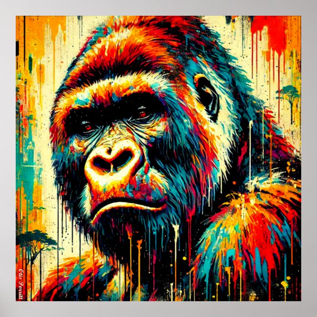 MOUNTAIN GORILLA POSTER (Framsidan)