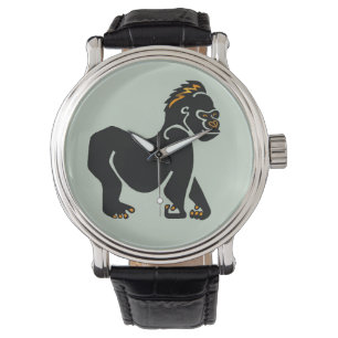 Mountain GORILLA - Primat - Ape - Afrika - Armbandsur