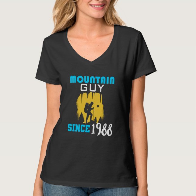 Mountain guy since 1988 t shirt (Framsida)