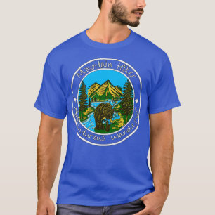 Mountain Hiker Bear Wilderness T Shirt