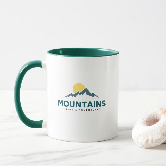 Mountain Hiking & Äventyr Mugg (Med munk)